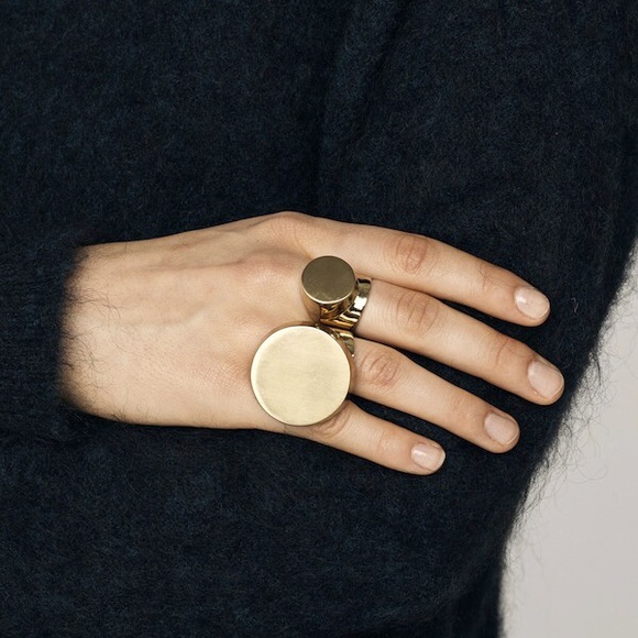 Madewell solid circle Rings - Picture 2 of 8